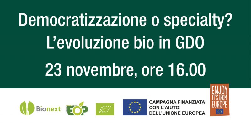 l'evoluzione bio in GDO